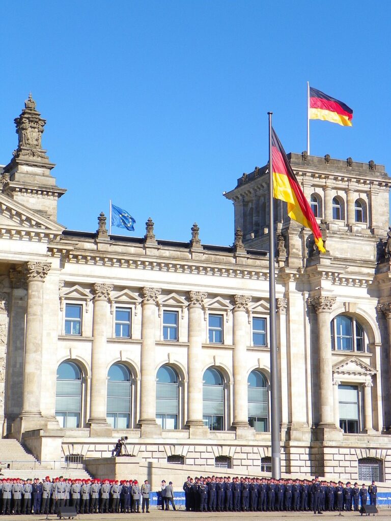 parliament, armed forces, banner, politics, international, bundestag, flag, flags, globe, countries, germany, europe, world, political, nations, collaboration, globalization, berlin, eu